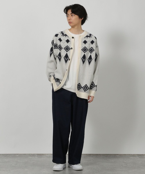 LAKOLE(ラコレ)の「求心ニットカーデ / 582569(カーディガン/ボレロ・メンズ・ホワイト/ブラック/ボルドー・LARGE/MEDIUM)」の17枚目の写真