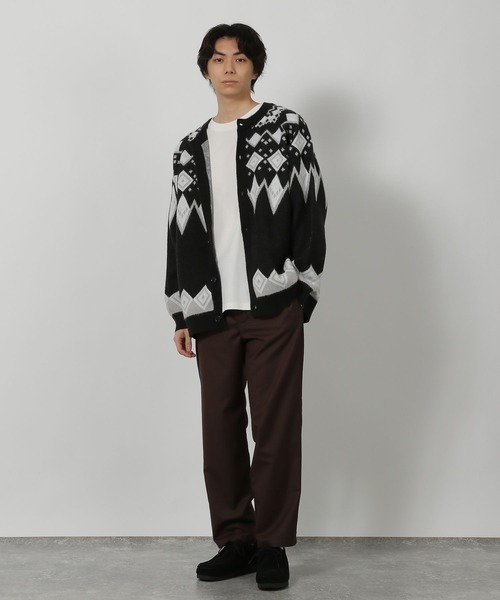 LAKOLE(ラコレ)の「求心ニットカーデ / 582569(カーディガン/ボレロ・メンズ・ホワイト/ブラック/ボルドー・LARGE/MEDIUM)」の19枚目の写真