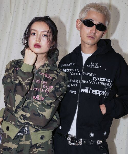 SSZ パーカー 新色追加【sqnz（エスキュンズ）】sqnz eyelet zip pk / ジップ