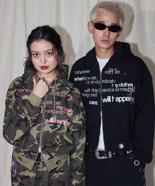 新色追加【sqnz（エスキュンズ）】sqnz eyelet zip pk / ジップ