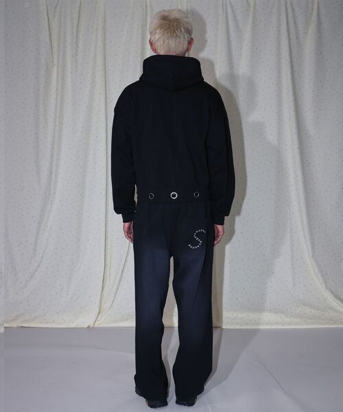 SEQUENZ（シークエンズ）の「＊新色追加【sqnz（エスキュンズ）】sqnz eyelet zip pk / ジップパーカー スタッズ フーディ ハトメ 裏起毛≪SET UP着用可能≫（パーカー・メンズ・グレー/その他1/ブラック/ピンク/ライトグレー・LARGE/MEDIUM/SMALL）」の22枚目の写真