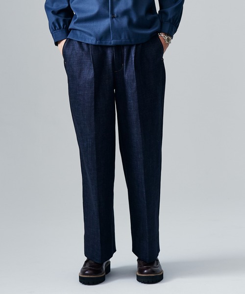 glamb(グラム)の「Blue Noise Slacks / ブルーノイズスラックス(スラックス・メンズ・インディゴブルー/ブラック/グレー・S/M/L)」の3枚目の写真