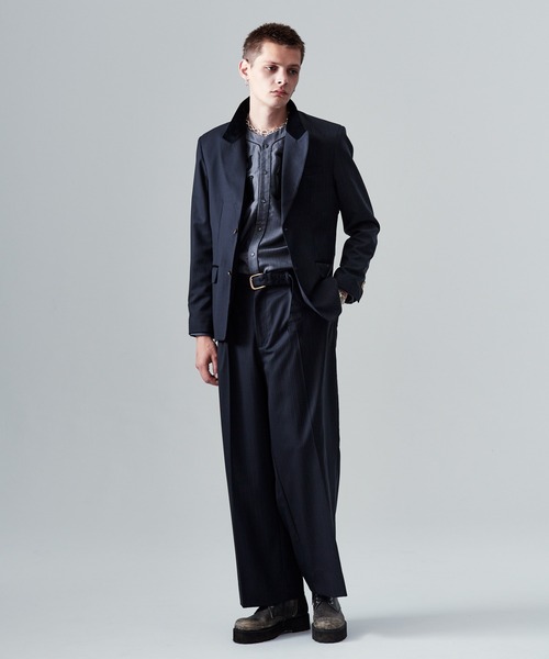 glamb(グラム)の「Blue Noise Slacks / ブルーノイズスラックス(スラックス・メンズ・インディゴブルー/ブラック/グレー・S/M/L)」の12枚目の写真