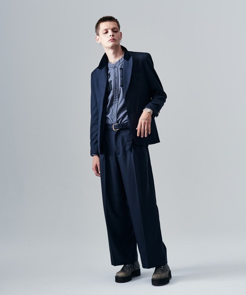 glamb(グラム)の「Blue Noise Slacks / ブルーノイズスラックス(スラックス・メンズ・インディゴブルー/ブラック/グレー・S/M/L)」の13枚目の写真