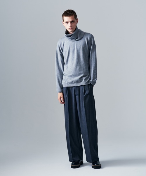 glamb(グラム)の「Blue Noise Slacks / ブルーノイズスラックス(スラックス・メンズ・インディゴブルー/ブラック/グレー・S/M/L)」の22枚目の写真