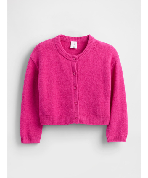 GAP（ギャップ）の「Cashsoft カシミヤタッチ カーディガン (幼児・ベビー)（カーディガン/ボレロ・キッズ・ピンク/レッド/ブラック・90cm/100cm/70cm/80ｃｍ/105cm/110cm/95cm）」の4枚目の写真