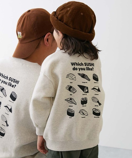 devirock(デビロック)のデビラボ プリント 裏起毛  BOXシルエット トレーナー(スウェット)