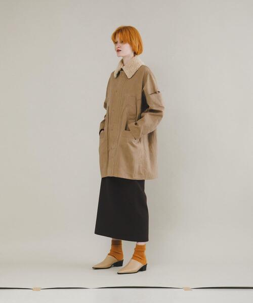 LAATO（ラート）の「slit coat（その他アウター・レディース・ブラウン/ライトブラウン・FREE）」の7枚目の写真