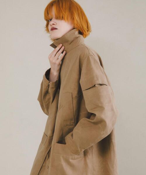 LAATO（ラート）の「slit coat（その他アウター・レディース・ブラウン/ライトブラウン・FREE）」の8枚目の写真