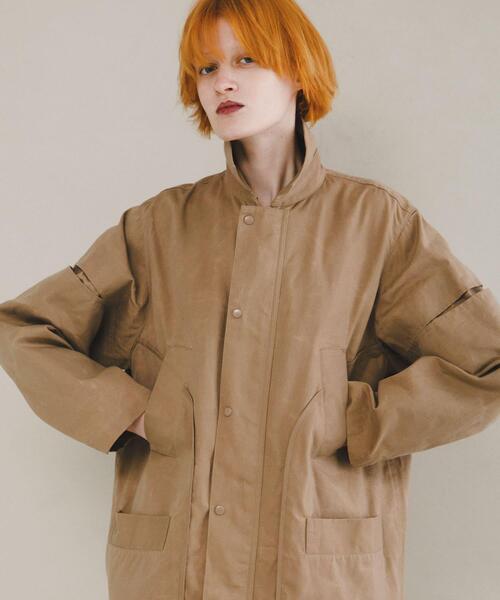 LAATO（ラート）の「slit coat（その他アウター・レディース・ブラウン/ライトブラウン・FREE）」の9枚目の写真