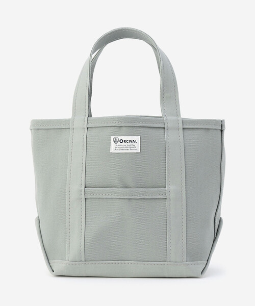 ORCIVAL（オーシバル）の「ORCIVAL | キャンバストートバッグ 小（トートバッグ・レディース・ブルー/ブルー系その他5/A/グレー系その他3/カーキ系1/オレンジ/チャコール/グレー系その他/ホワイト系その他6/グリーン系その他・-）」の6枚目の写真