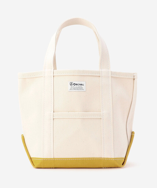 ORCIVAL（オーシバル）の「ORCIVAL | キャンバストートバッグ 小（トートバッグ・レディース・ブルー/ブルー系その他5/A/グレー系その他3/カーキ系1/オレンジ/チャコール/グレー系その他/ホワイト系その他6/グリーン系その他・-）」の10枚目の写真