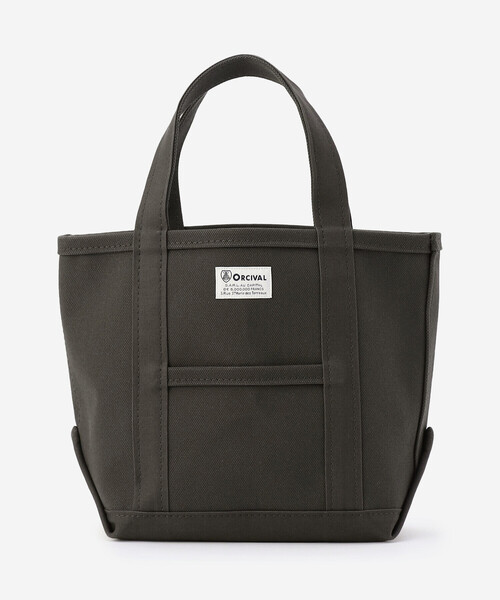 ORCIVAL（オーシバル）の「ORCIVAL | キャンバストートバッグ 小（トートバッグ・レディース・ブルー/ブルー系その他5/A/グレー系その他3/カーキ系1/オレンジ/チャコール/グレー系その他/ホワイト系その他6/グリーン系その他・-）」の4枚目の写真