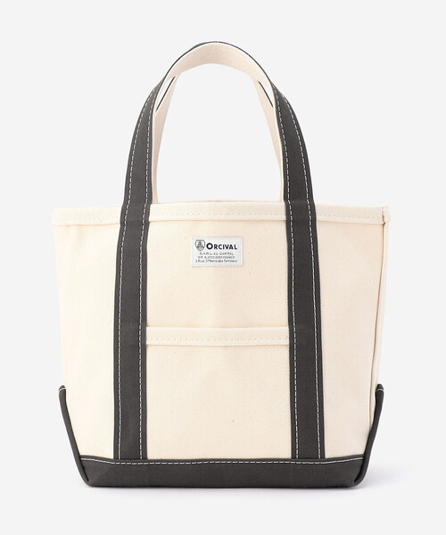 ORCIVAL（オーシバル）の「ORCIVAL | キャンバストートバッグ 小（トートバッグ・レディース・ブルー/ブルー系その他5/A/グレー系その他3/カーキ系1/オレンジ/チャコール/グレー系その他/ホワイト系その他6/グリーン系その他・-）」の2枚目の写真
