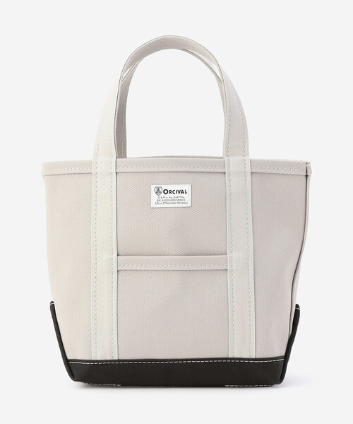ORCIVAL（オーシバル）の「ORCIVAL | キャンバストートバッグ 小（トートバッグ・レディース・ブルー/ブルー系その他5/A/グレー系その他3/カーキ系1/オレンジ/チャコール/グレー系その他/ホワイト系その他6/グリーン系その他・-）」の5枚目の写真