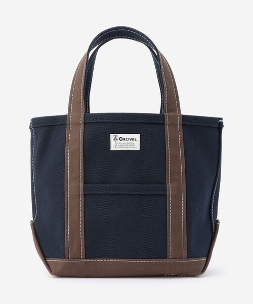 ORCIVAL（オーシバル）の「ORCIVAL | キャンバストートバッグ 小（トートバッグ・レディース・ブルー/ブルー系その他5/A/グレー系その他3/カーキ系1/オレンジ/チャコール/グレー系その他/ホワイト系その他6/グリーン系その他・-）」の8枚目の写真
