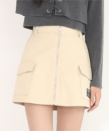 PINKHUNT（ピンクハント）の「PINKHUNT ピンクハント フロントジップスカート 0878K（スカート・キッズ）」