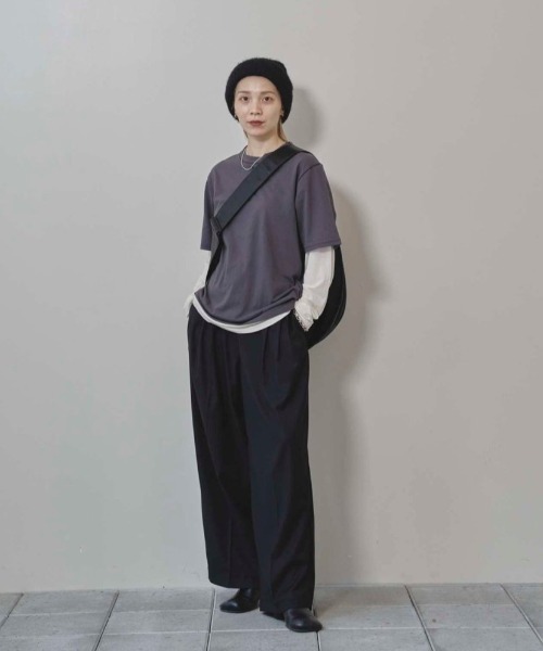 トップス todayful Back Layered Long T-shirts TODAYFUL (トゥデイフル）Back Layered Long T-shirts 即日発送