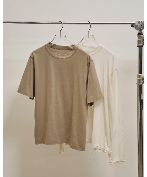 TODAYFUL（トゥデイフル）の「Layered Long T-shirts（Tシャツ/カットソー・レディース・オリーブ/チャコールグレー・FREE）」の6枚目の写真