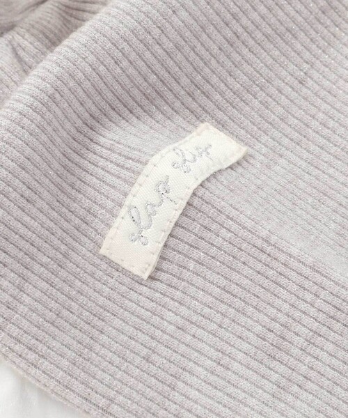 SLAP SLIP(スラップスリップ)の「花柄刺しゅうオーガンジービスチェドッキングTシャツ(80~130cm)(Tシャツ/カットソー・キッズ・イエロー/グレー・90cm/110cm/120cm/100cm/130cm/80cm)」の18枚目の写真