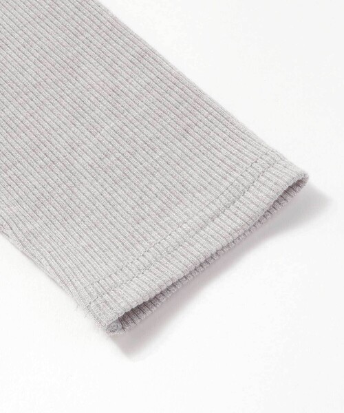 SLAP SLIP(スラップスリップ)の「花柄刺しゅうオーガンジービスチェドッキングTシャツ(80~130cm)(Tシャツ/カットソー・キッズ・イエロー/グレー・90cm/110cm/120cm/100cm/130cm/80cm)」の19枚目の写真