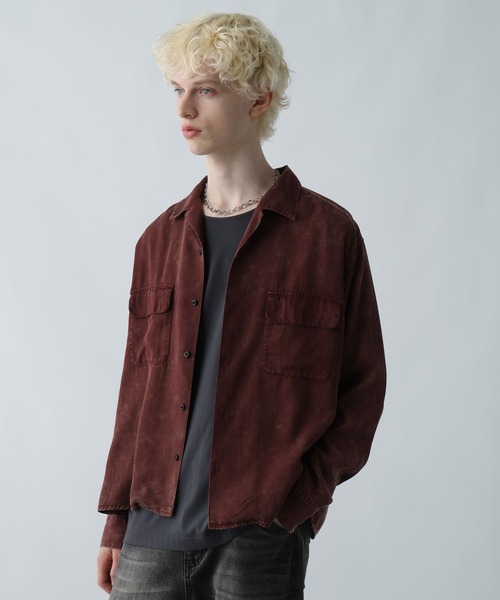 HARE（ハレ）の「アソートポケットカイキンシャツ(HARE)（シャツ/ブラウス・メンズ・ブルー系その他/ブラック系その他/ブラック/レッド系その他・SMALL/MEDIUM）」の4枚目の写真