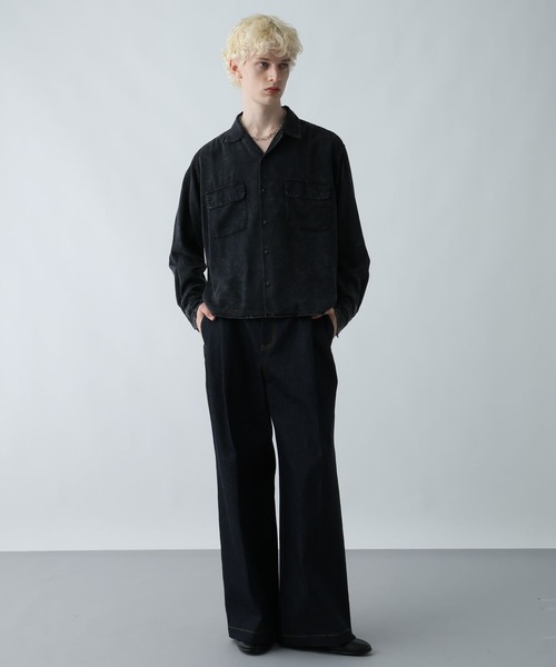 HARE（ハレ）の「アソートポケットカイキンシャツ(HARE)（シャツ/ブラウス・メンズ・ブルー系その他/ブラック系その他/ブラック/レッド系その他・SMALL/MEDIUM）」の6枚目の写真