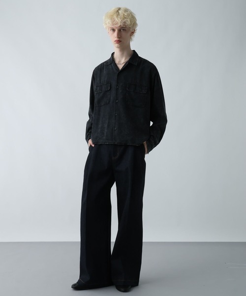 HARE（ハレ）の「アソートポケットカイキンシャツ(HARE)（シャツ/ブラウス・メンズ・ブルー系その他/ブラック系その他/ブラック/レッド系その他・SMALL/MEDIUM）」の7枚目の写真