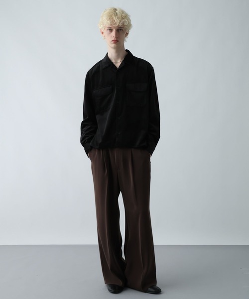 HARE（ハレ）の「アソートポケットカイキンシャツ(HARE)（シャツ/ブラウス・メンズ・ブルー系その他/ブラック系その他/ブラック/レッド系その他・SMALL/MEDIUM）」の9枚目の写真