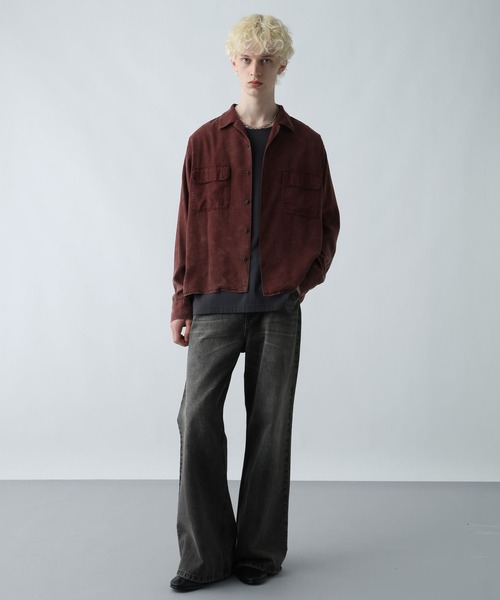 HARE（ハレ）の「アソートポケットカイキンシャツ(HARE)（シャツ/ブラウス・メンズ・ブルー系その他/ブラック系その他/ブラック/レッド系その他・SMALL/MEDIUM）」の11枚目の写真