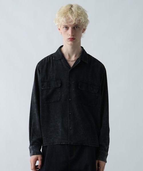 HARE（ハレ）の「アソートポケットカイキンシャツ(HARE)（シャツ/ブラウス・メンズ・ブルー系その他/ブラック系その他/ブラック/レッド系その他・SMALL/MEDIUM）」の14枚目の写真