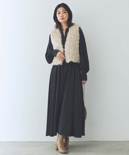 ファーショートベスト（その他アウター）｜Gready Brilliant（グレディ