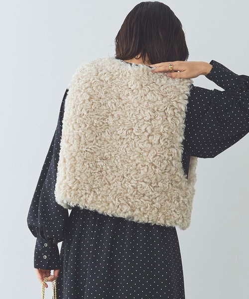 ファーショートベスト（その他アウター）｜Gready Brilliant（グレディ