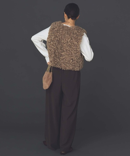 セール】ファーショートベスト（その他アウター）｜Gready Brilliant