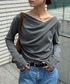 NOGLE（ノグル）の「【NOGLE/ノグル】2wayオフショルロンT（Tシャツ/カットソー・FREE）」