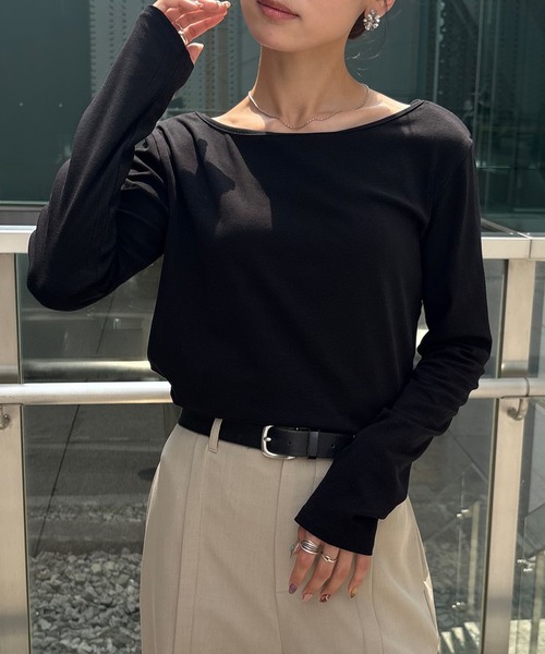 NOGLE（ノグル）の「【NOGLE/ノグル】2wayオフショルロンT（Tシャツ