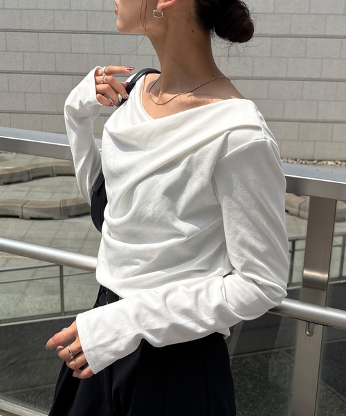 ozz oneste 2wayオフショルカットソー NOGLE/ノグル】2wayオフショルロンT（Tシャツ/カットソー）｜NOGLE