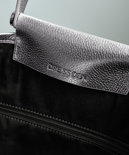 STYLE DELI（スタイルデリ）の「【DRESSDEN】レザーバッグ／L-01（トートバッグ・レディース・ブラック/シルバー/グレイッシュベージュ・FREE）」の15枚目の写真