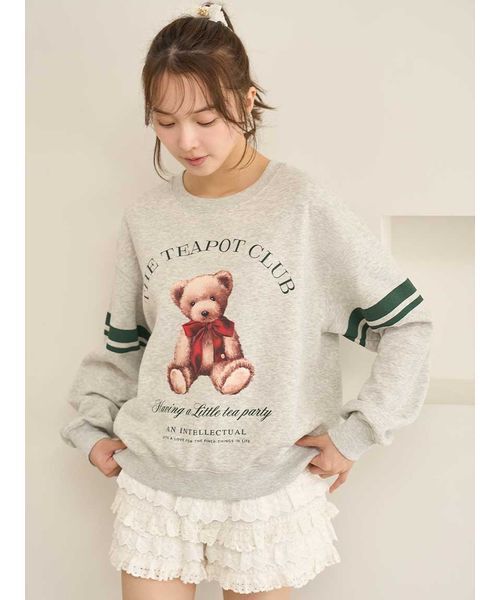 セール】Bearスウェットプルオーバー（ルームウェア/パジャマ