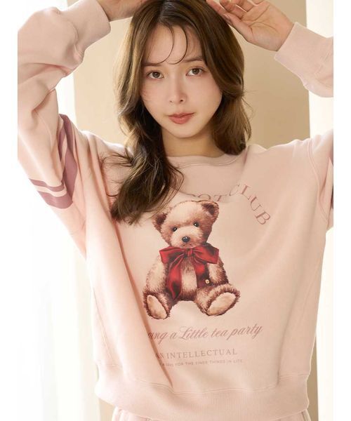 Bearスウェットプルオーバー（ルームウェア/パジャマ）｜SNIDEL HOME