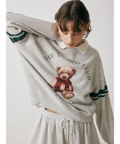 セール】Bearスウェットプルオーバー（ルームウェア/パジャマ