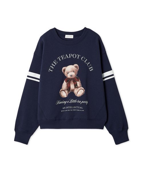 新品タグ付　Bearスウェットプルオーバー　ピンク　SNIDEL  Bearスウェットプルオーバー(カットソー＆Tシャツ)｜スナイデルホーム