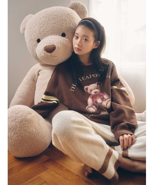 セール】Bearスウェットプルオーバー（ルームウェア/パジャマ