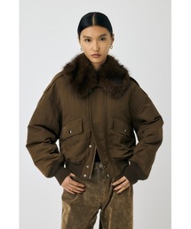 MOUSSY(}EW[)́y25NAWVzF/FUR COLLAR CROP u](u])