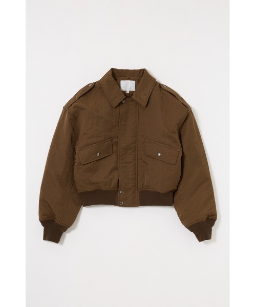 25年AW新作】F/FUR COLLAR CROP ブルゾン（ブルゾン）｜MOUSSY