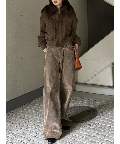 新品未使用タグ付き☆MOUSSY　F/FUR COLLAR CROP ブルゾン MOUSSY | F/FUR COLLAR CROP ブルゾン (ブルゾン ) |SHEL'TTER WEBSTORE