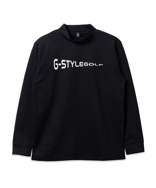 BAYBLO(ベイブロ)の「(SA) 複合繊維 モックネック ロゴ 長袖 Tシャツ(Tシャツ/カットソー・メンズ・チャコールグレー/ブラック/ホワイト/ネイビー・L/M/LL)」の16枚目の写真