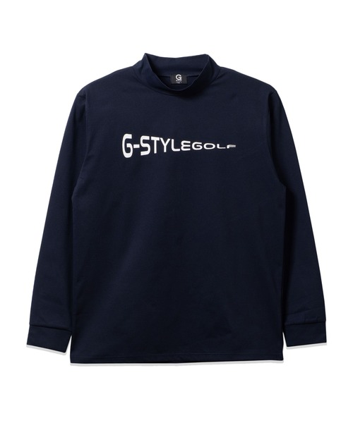 BAYBLO(ベイブロ)の「(SA) 複合繊維 モックネック ロゴ 長袖 Tシャツ(Tシャツ/カットソー・メンズ・チャコールグレー/ブラック/ホワイト/ネイビー・L/M/LL)」の11枚目の写真