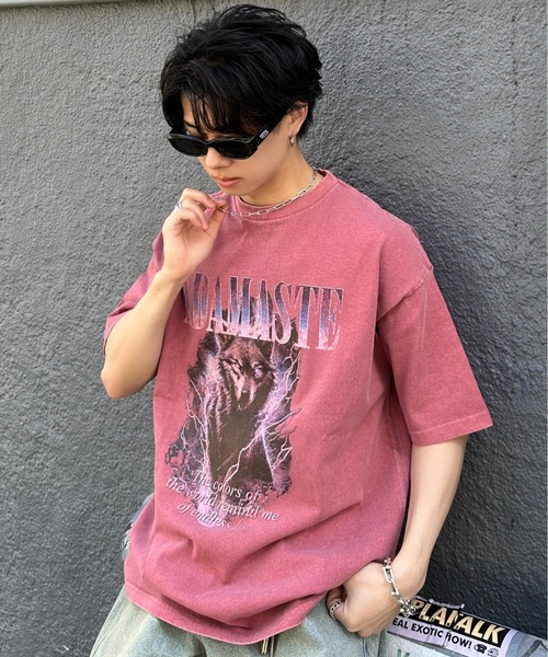 ADAMASTE（アダマスト）の「半袖Tシャツ（Tシャツ/カットソー・メンズ・ホワイト系その他2・LARGE）」の2枚目の写真