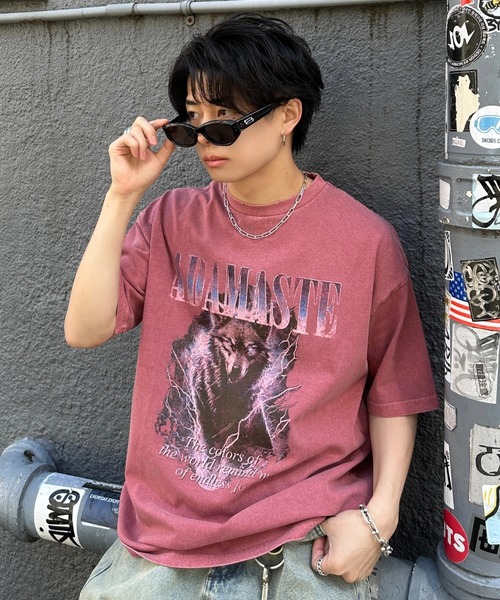ADAMASTE（アダマスト）の「半袖Tシャツ（Tシャツ/カットソー・メンズ・ホワイト系その他2・LARGE）」の4枚目の写真